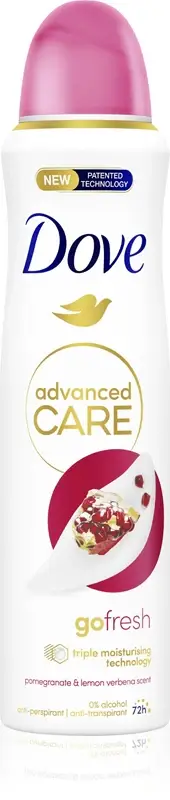 Advanced Care Go Fresh Verbena al melograno e limone 72h - Antitraspirante al profumo di melograno e verbena - 200ml