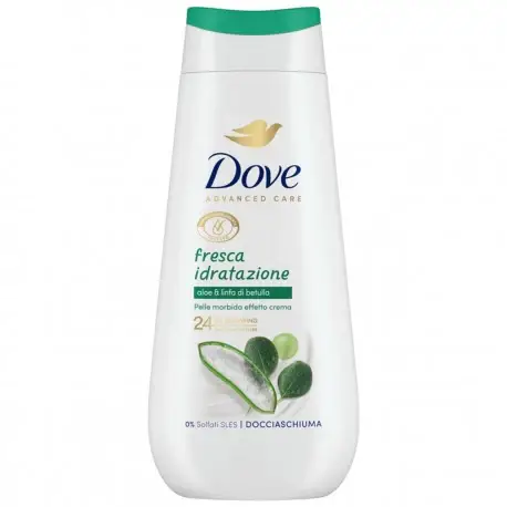 Dove Doccia Fresca Idratazione Con Aloe E Linfa Di Betulla 225 Ml