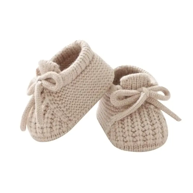 DovFanny Stivaletti Neonato in Maglia Morbida Caldi e Accoglienti Prime Scarpe per Bambini Ragazzo Ragazza