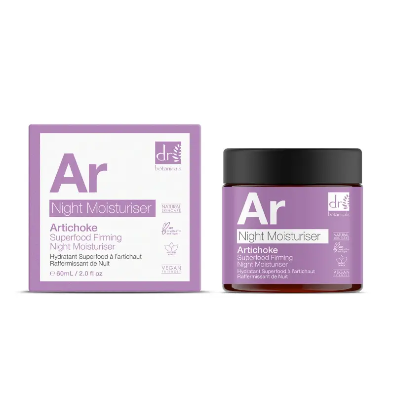 Apothecary Artichoke Superfood Firming Night Moisturiser - Trattamento antietà pelli mature, Crema antirughe miniatura 2
