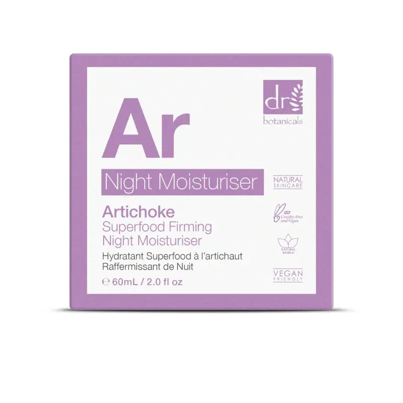 Apothecary Artichoke Superfood Firming Night Moisturiser - Trattamento antietà pelli mature, Crema antirughe miniatura 3