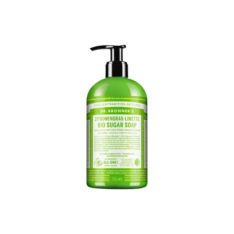 Sapone allo Zucchero - Citronella e Lime, 355 ml