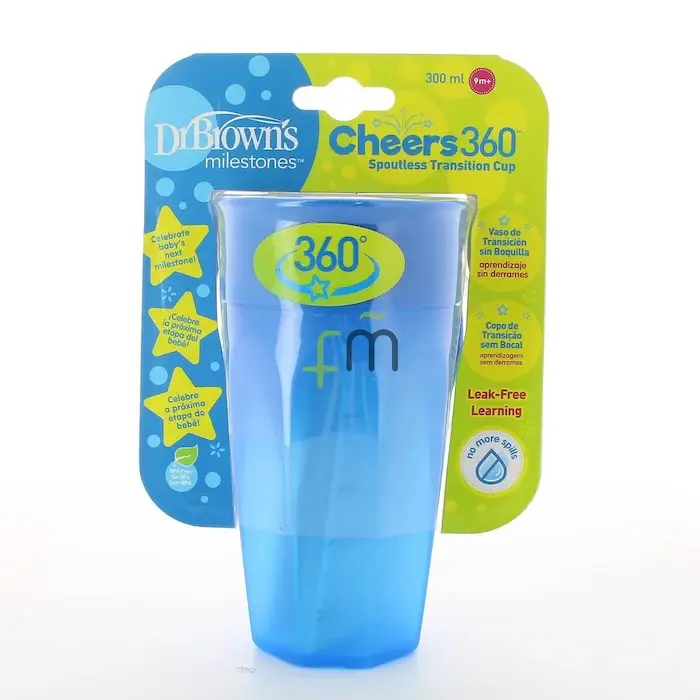 360 Tumbler senza Beccuccio Blu Senza Mano 300ml