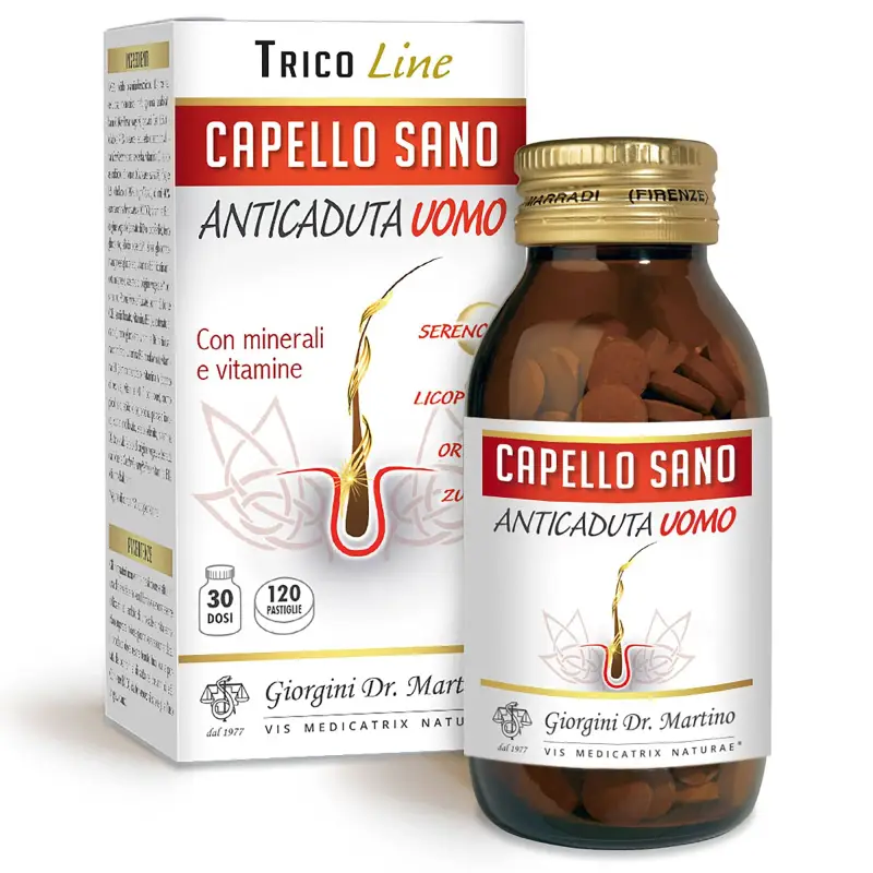 Capello Sano Anticaduta Uomo 72 G - Pastiglie Da 600 Mg