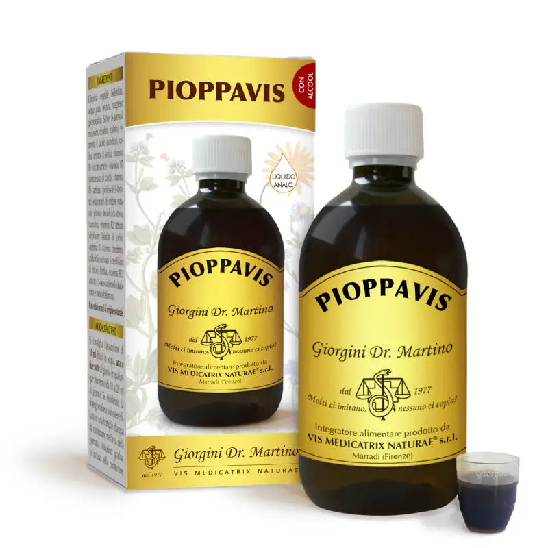 Pioppavis Liquido Alcoolico 500 Ml