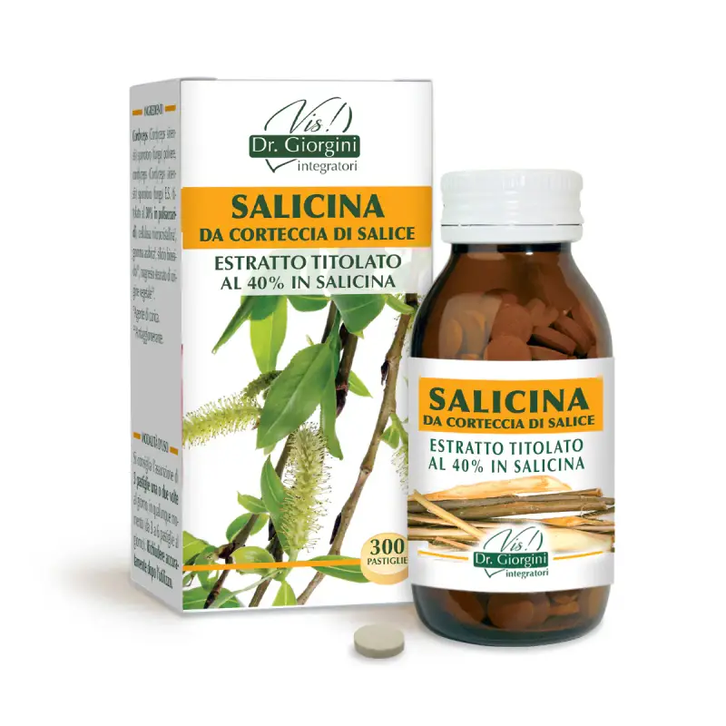 Salicina Da Salice Corteccia E Tit 90G - Pastiglie Da 300 Mg
