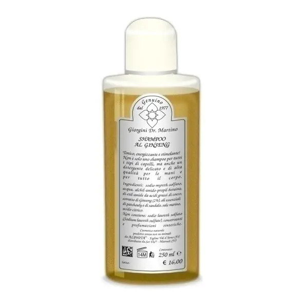 Shampoo Al Ginseng 250 Ml