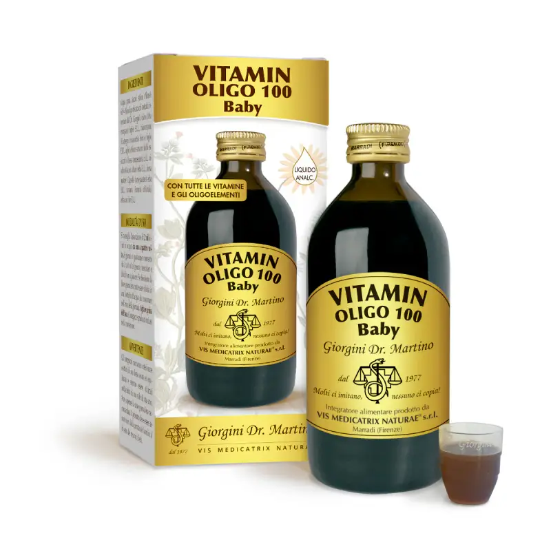 Vitamin Oligo 100 Baby Liquido Analcoolico 200 Ml