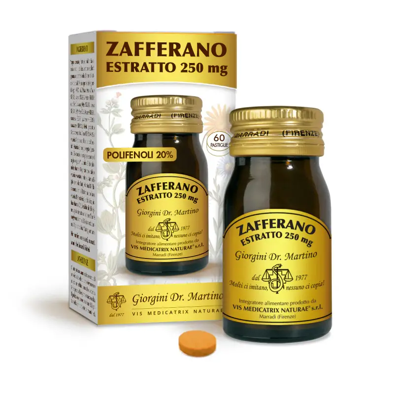 Zafferano Estratto 250 Mg - 30 G - Pastiglie Da 500 Mg