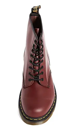 Dr. Martens 1460 Smooth, Stivali Unisex - Adulto, Rosso (Cherry Red), 41 EU miniatura 3