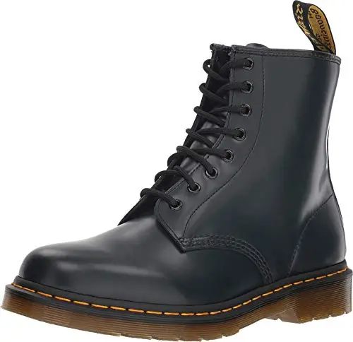 Dr. Martens 1460, Stivaletti Unisex Adulto, Blu Navy Smooth, 40 EU
