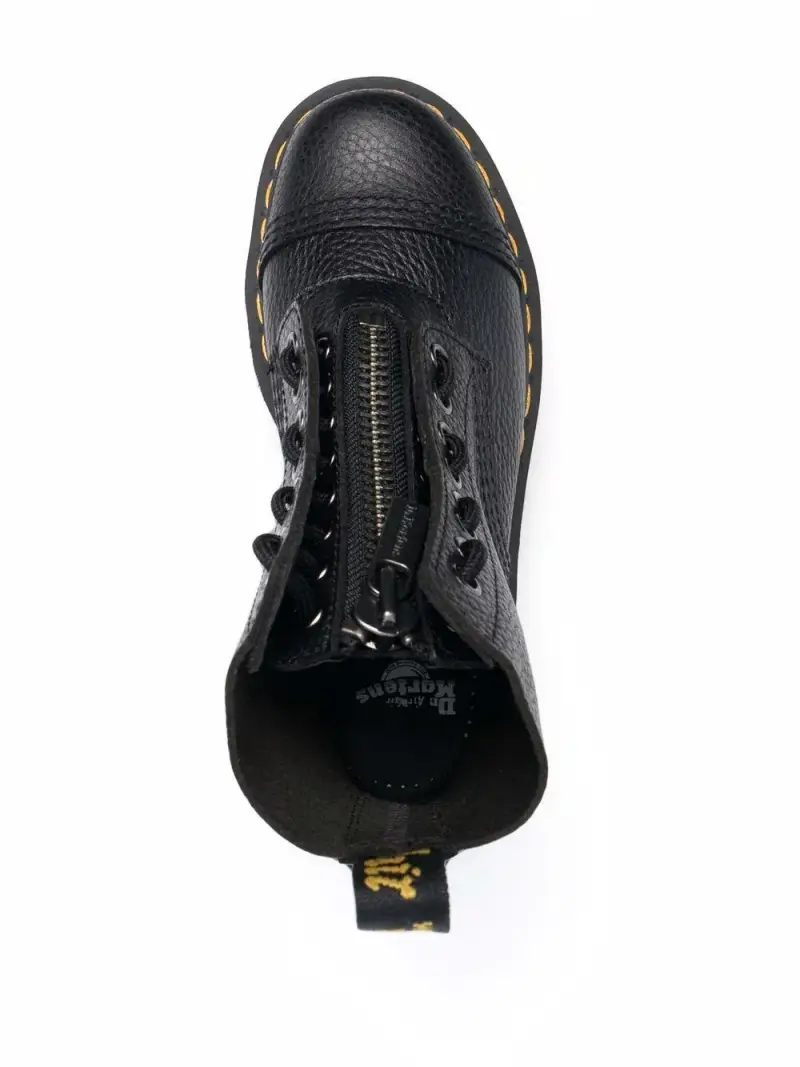 Dr Martens Stivaletti Nero in Pelle miniatura 2
