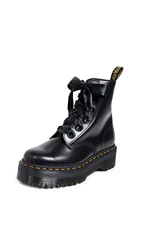 Dr. Martens 24861001 6 Eye Boot Donna, Black Buttero EU 40