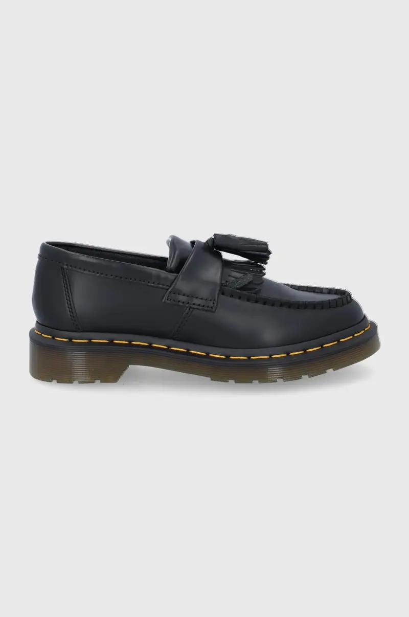 Adrian Smooth Leather Tassel Loafer Black DM22209001 Nero