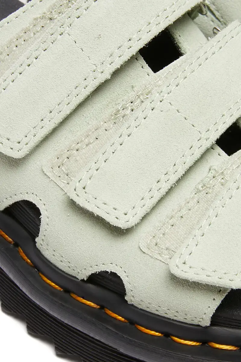 ciabatte slide in camoscio Raine donna colore verde DM40521300 miniatura 3