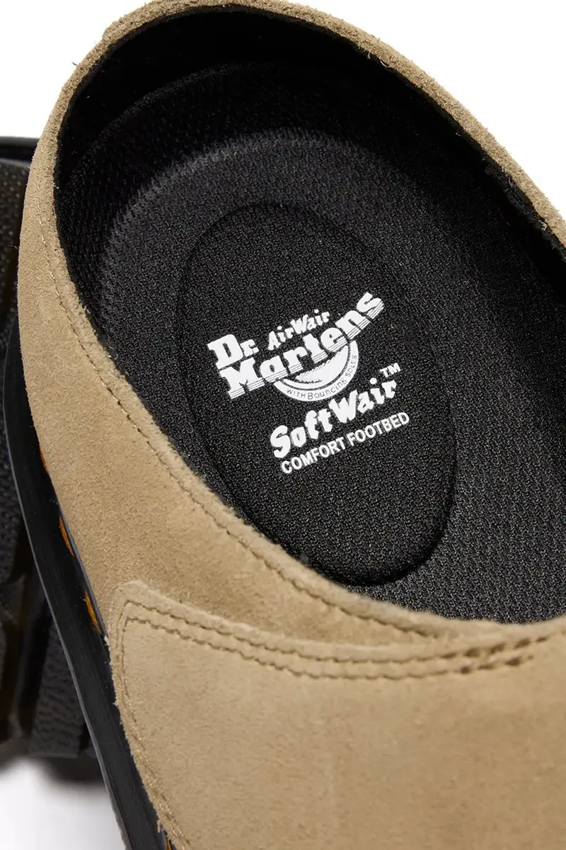 ciabatte slide in camoscio ZebZag AnyWair Mule colore beige DM41730200 miniatura 5