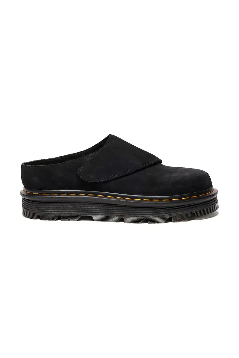 ciabatte slide in camoscio ZebZag AnyWair Mule colore nero DM41730001