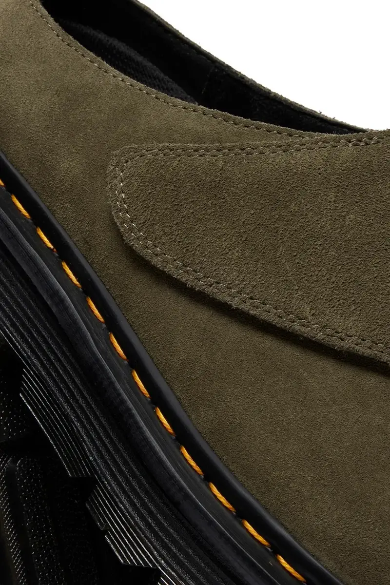 ciabatte slide in camoscio ZebZag AnyWair Mule colore verde DM41730300 miniatura 5