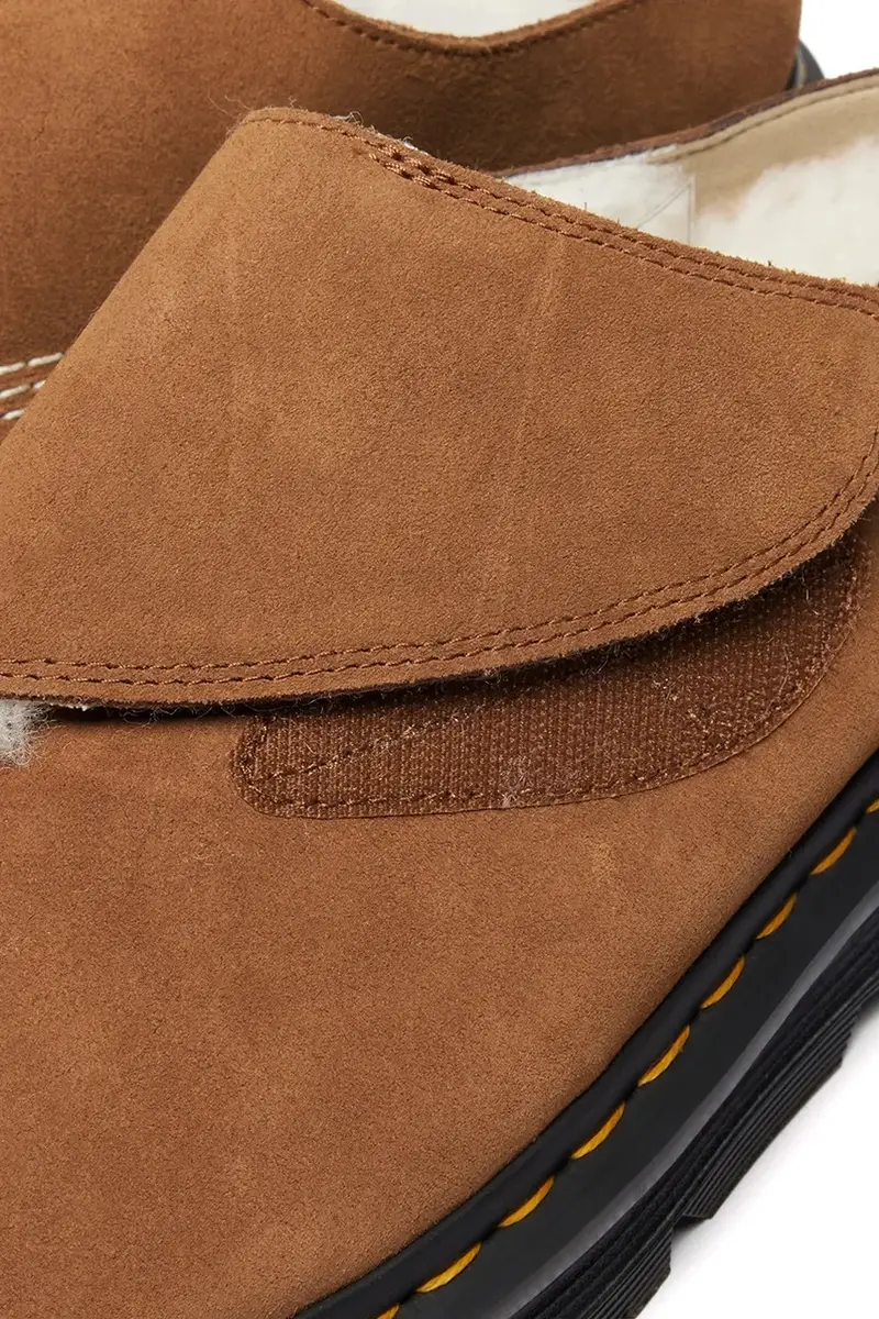 infradito in pelle ZebZag AnyWair Warm Lined Mule Marrone miniatura 4