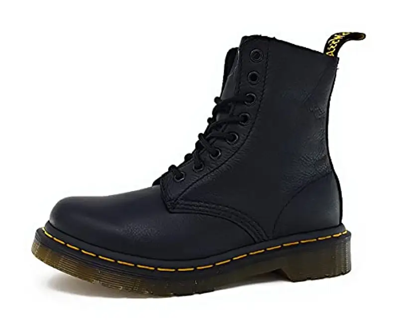 Dr. Martens Pascal Buttero, Bovver Boots Donna, Nero Black Virginia, 40 EU