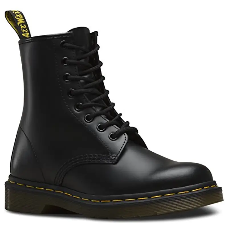 Dr. Martens Pascal Buttero, Bovver Boots Donna, Nero Black Virginia, 42 EU