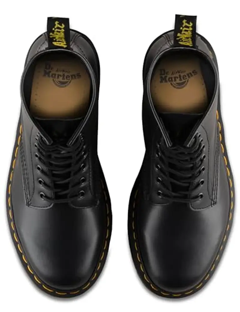 Dr. Martens Pascal Buttero, Bovver Boots Donna, Nero Black Virginia, 42 EU miniatura 3