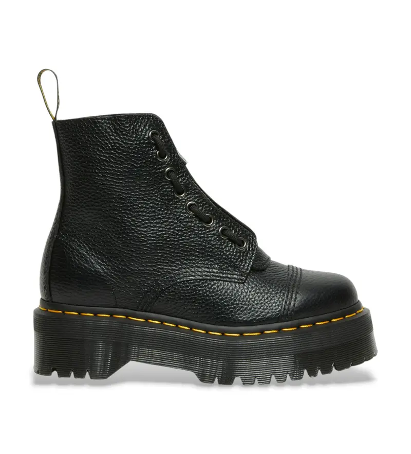 Dr Martens Stivali in pelle nera Sinclair per donna