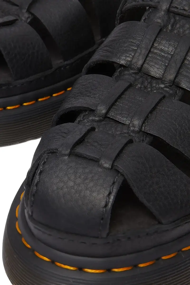 sandali in pelle Wrenlie donna colore nero DM31524001 miniatura 3