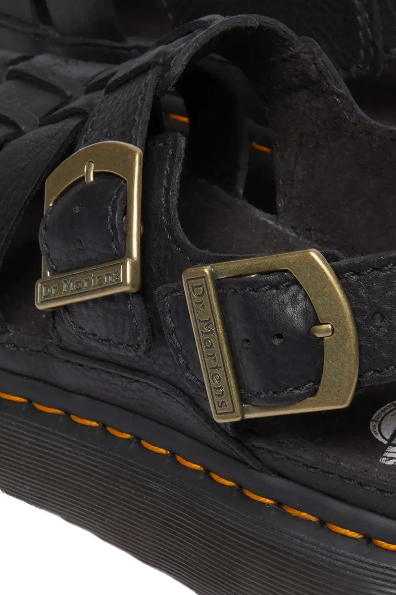 sandali in pelle Wrenlie donna colore nero DM31524001 miniatura 4