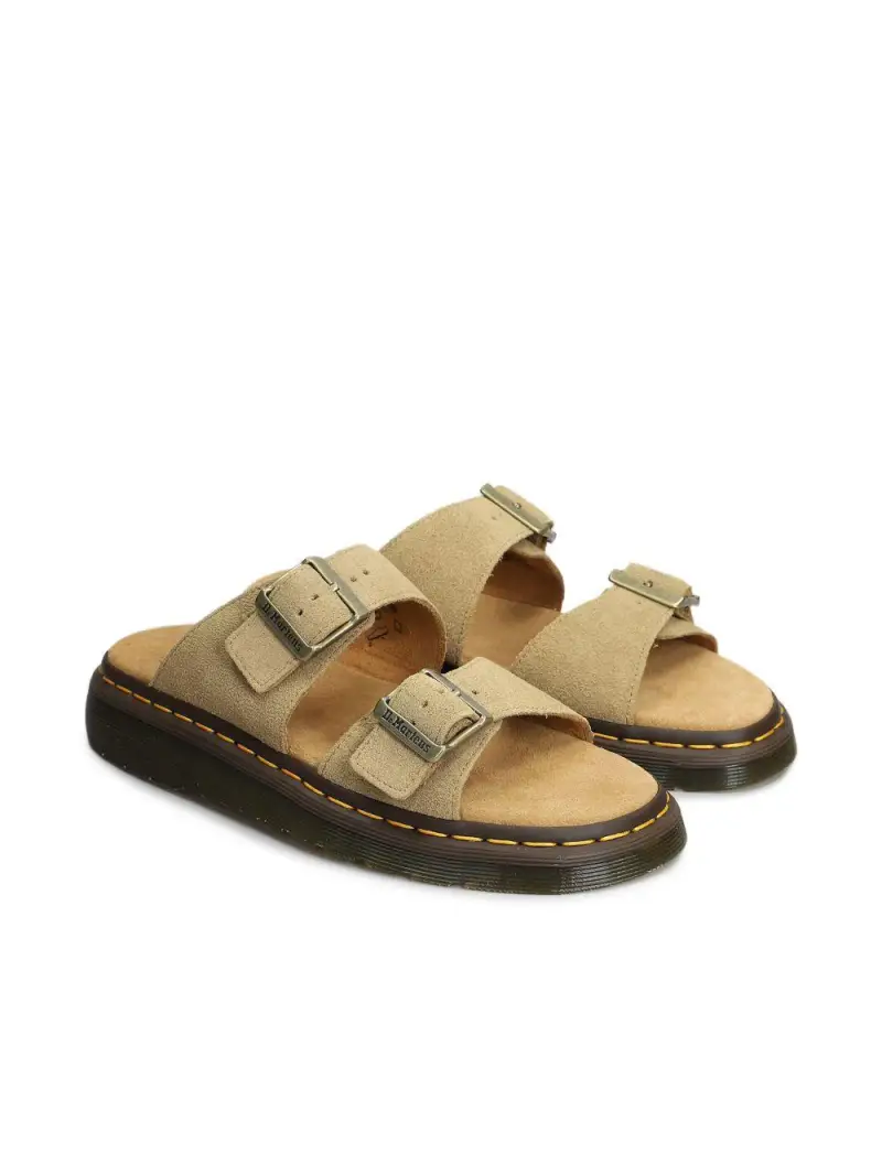 Sandalo Joseph doppia fascia suede beige miniatura 2