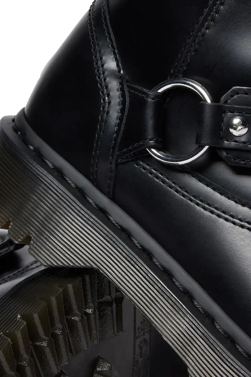 stivaletti alla caviglia in pelle Anistone Harness Nero miniatura 5