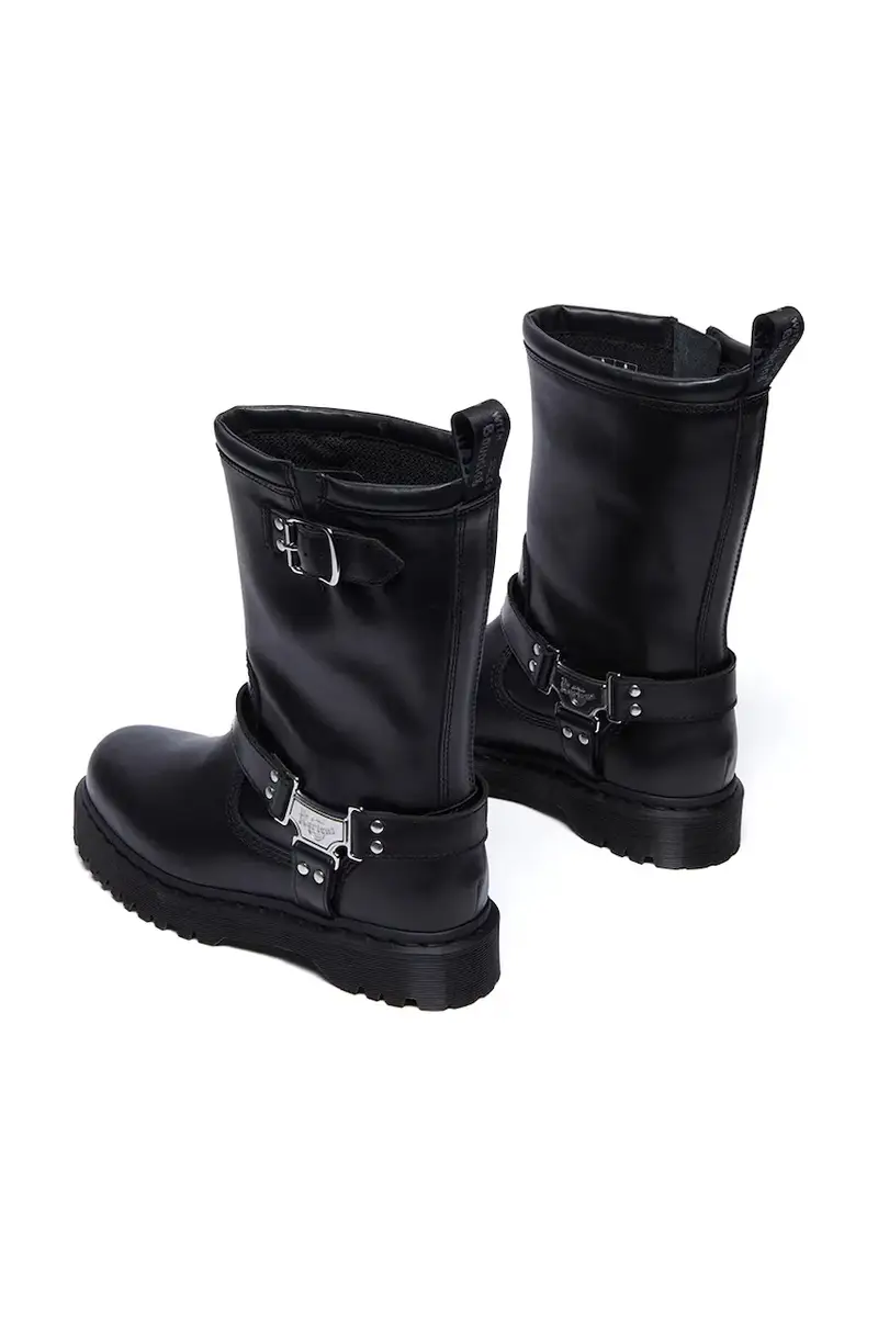 stivaletti alla caviglia in pelle Anistone Hi donna colore nero DM32199001 miniatura 3