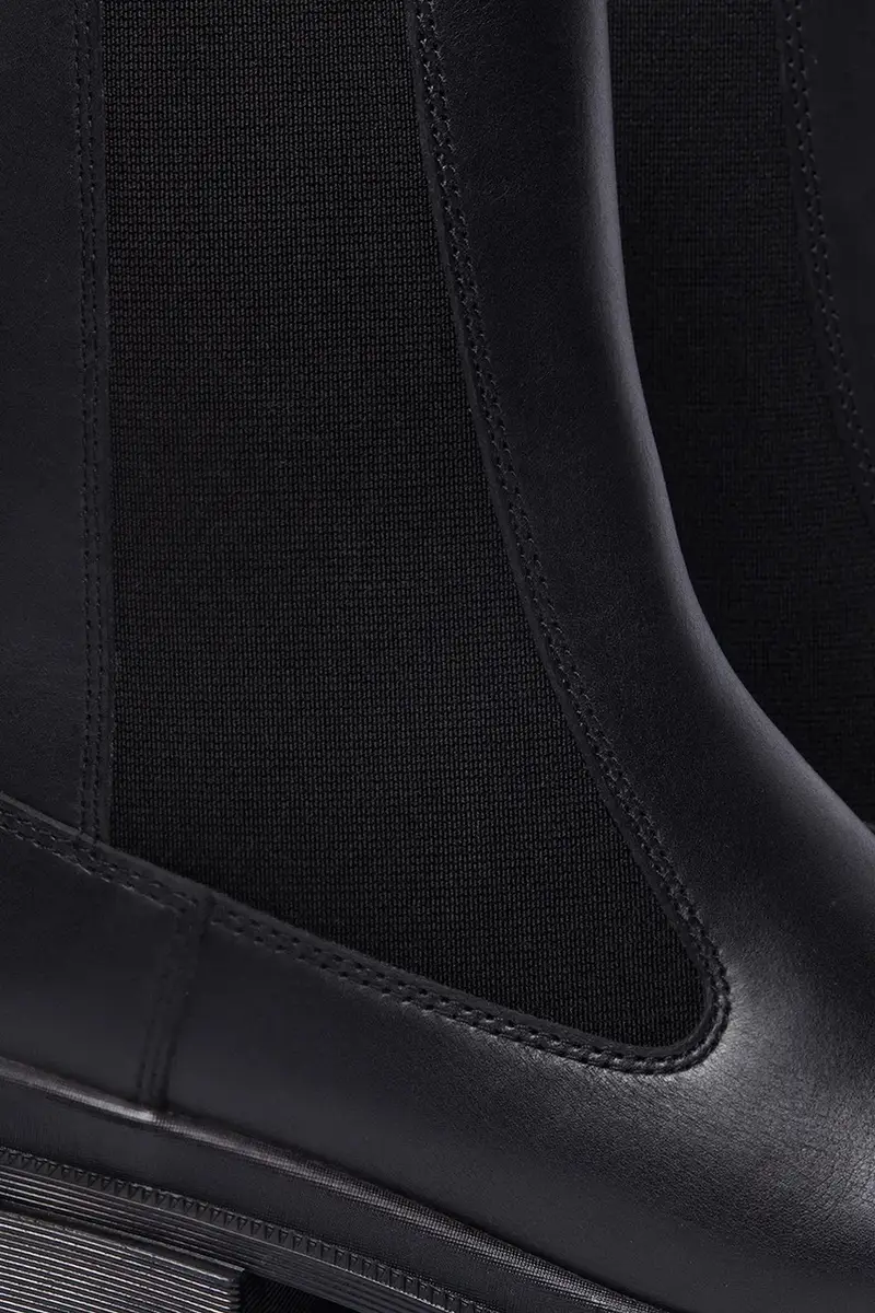 stivaletti alla caviglia in pelle Maybole Chelsea donna colore nero DM32069001 miniatura 5