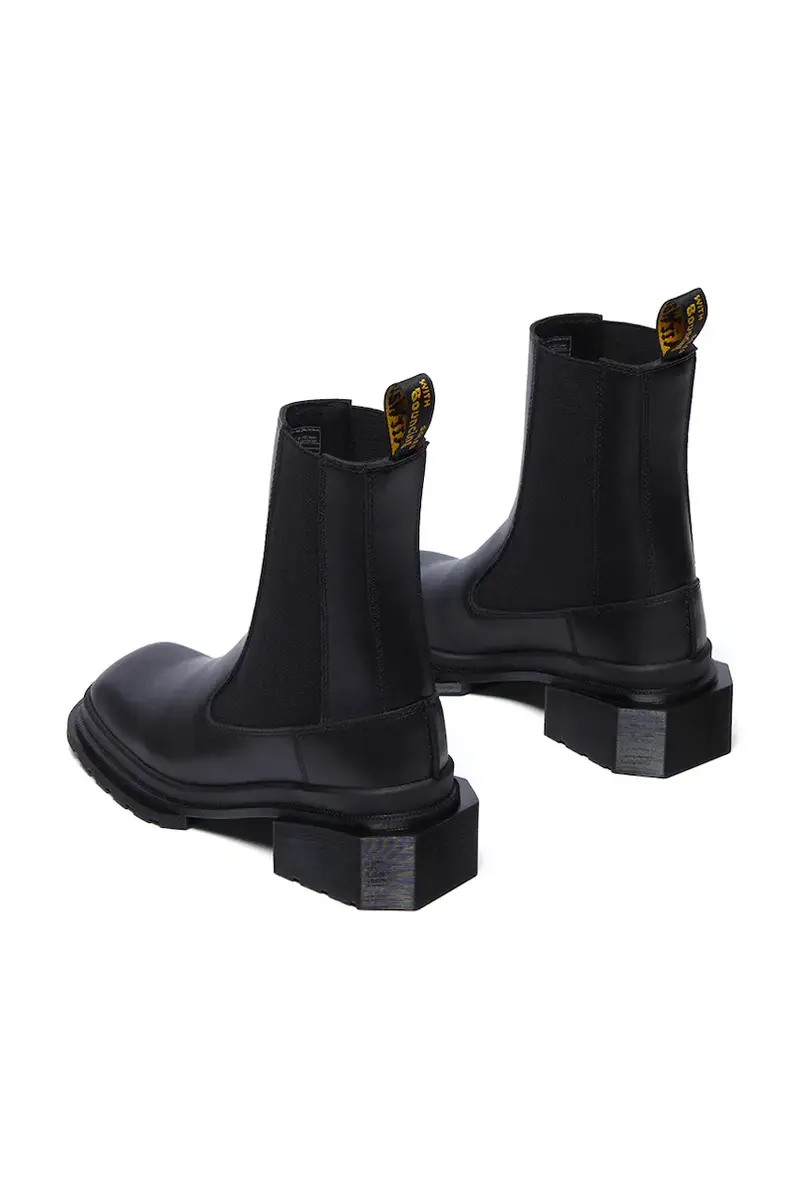 stivaletti alla caviglia in pelle Maybole Chelsea donna colore nero DM32069001 miniatura 3