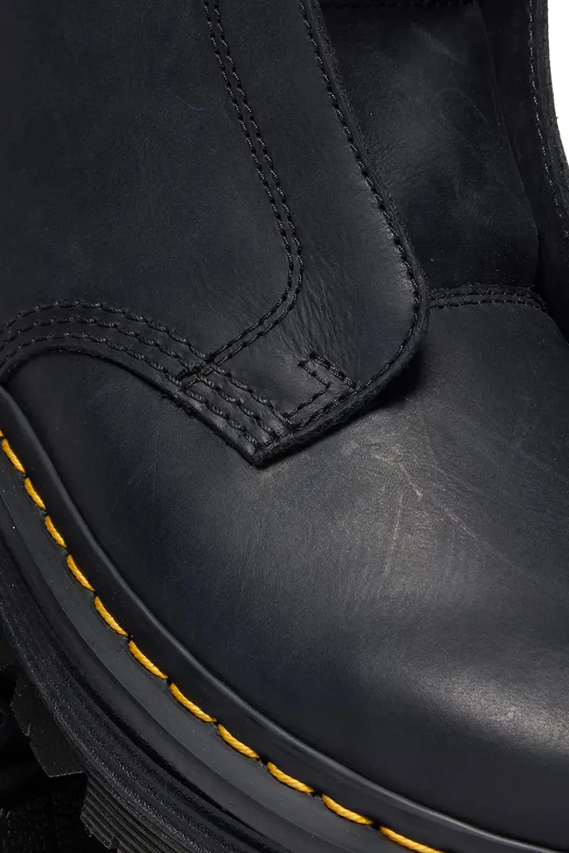 stivaletti alla caviglia in pelle ZebZag Laceless Nero miniatura 5