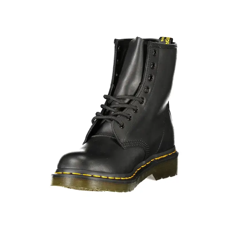 DR. MARTENS Stivaletti Donna Neri 1460 Greasy Unisex Nero miniatura 3