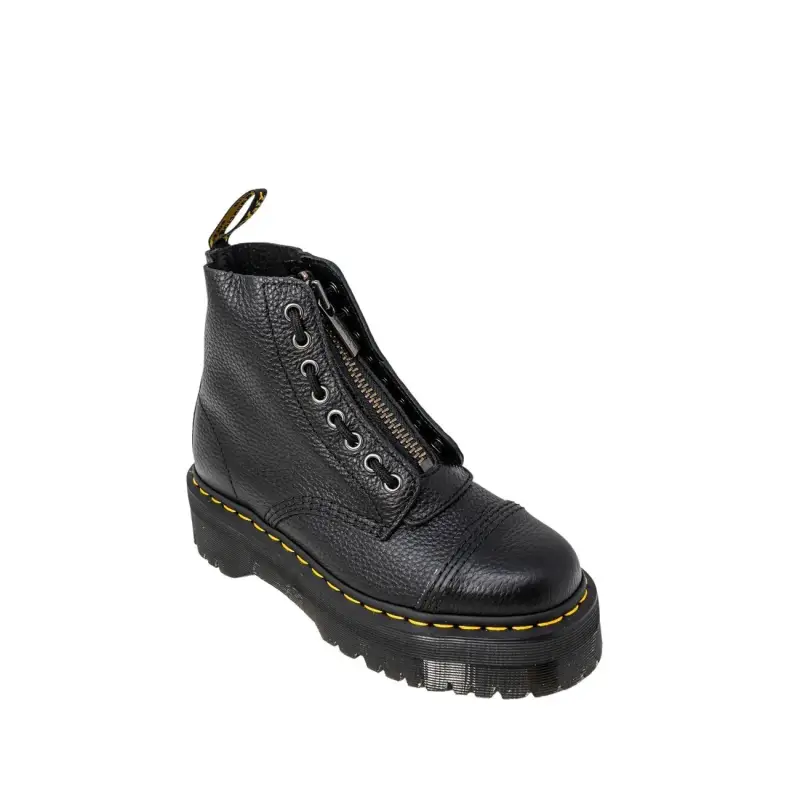 Stivaletti stringati monocromo in pelle neri Donna Dr Martens - black / 36