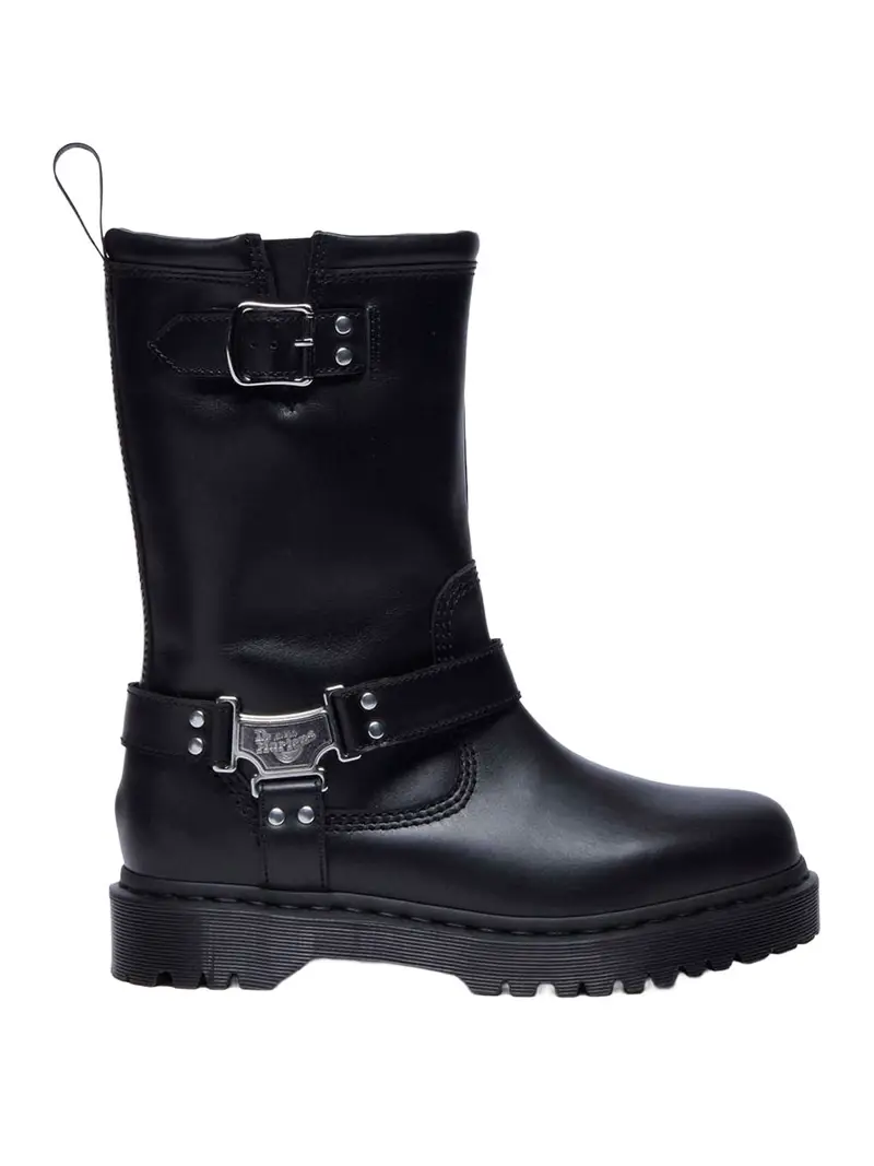 stivaletto dr. martens anistone hi da donna - nero