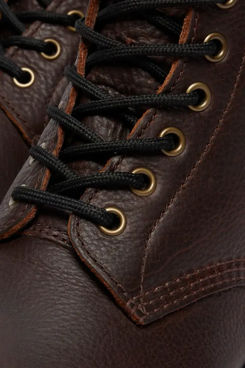 stivali da motociclista in pelle 1460 Pascal Warm Lined Marrone miniatura 4