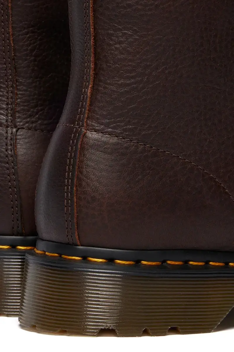stivali da motociclista in pelle 1460 Pascal Warm Lined Marrone miniatura 5