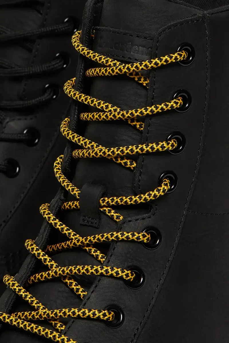 stivali da motociclista in pelle Combs Nero miniatura 4