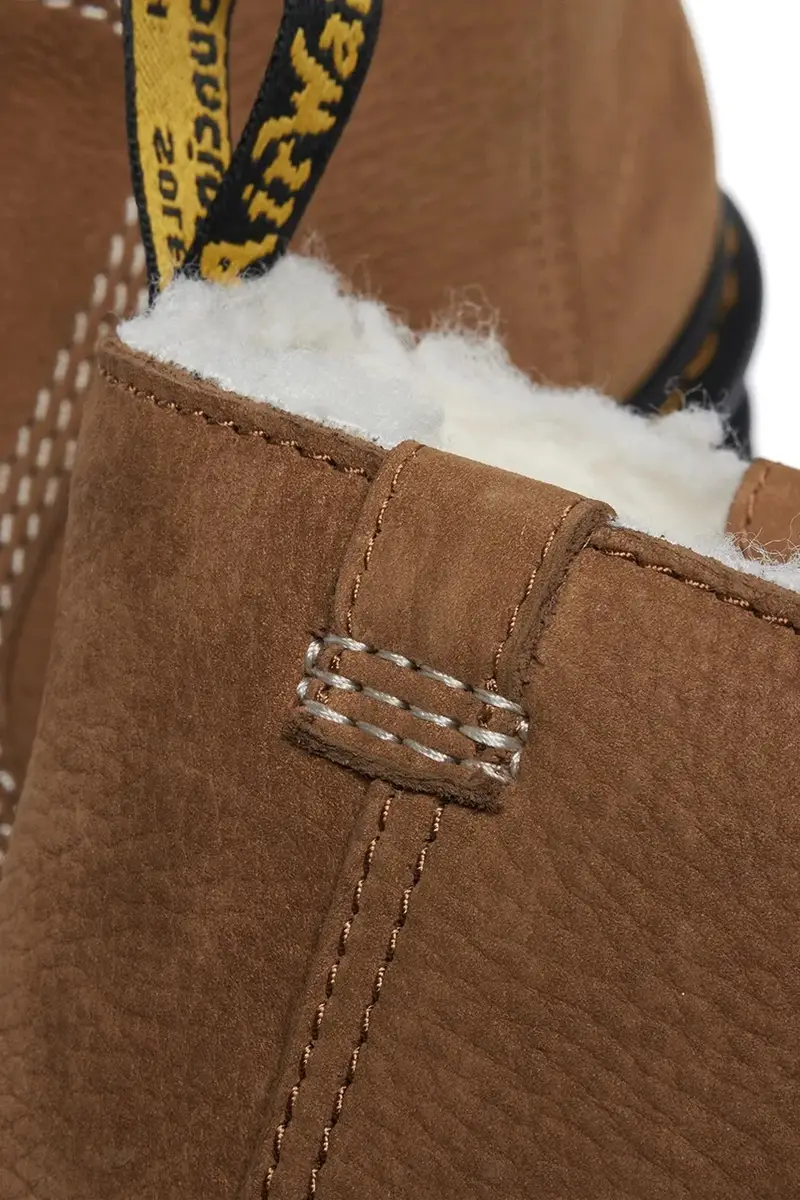 stivali in nubuck ZebZag Rigger Warm Lined Marrone miniatura 5