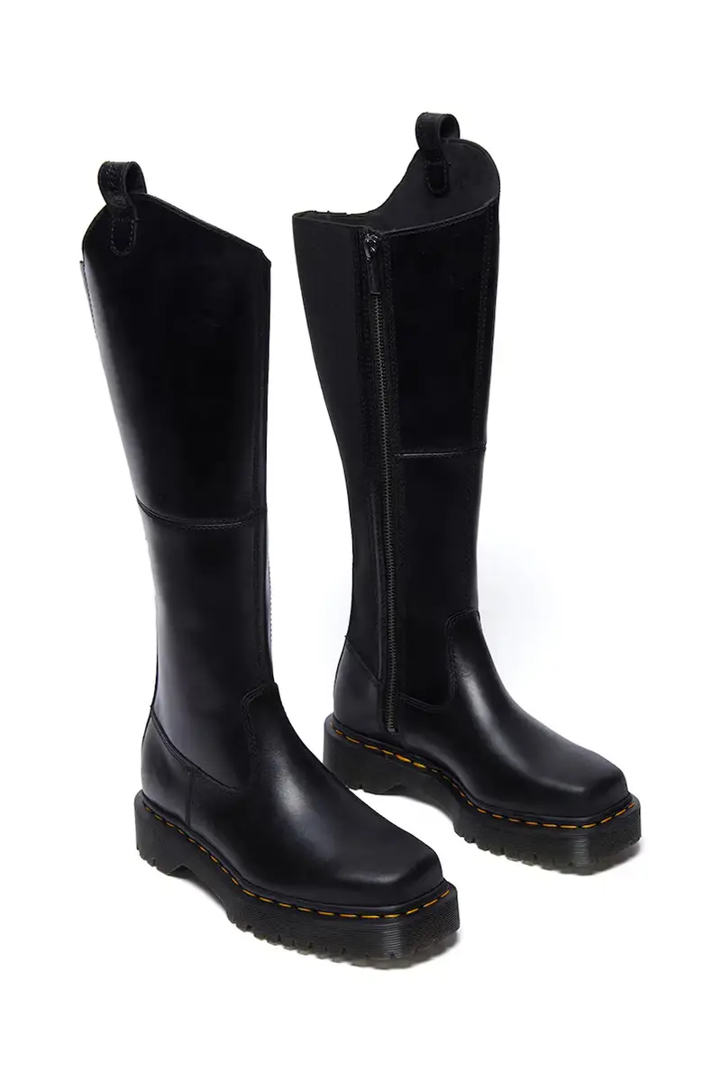 stivali in pelle Amaayah Hi Nero miniatura 2