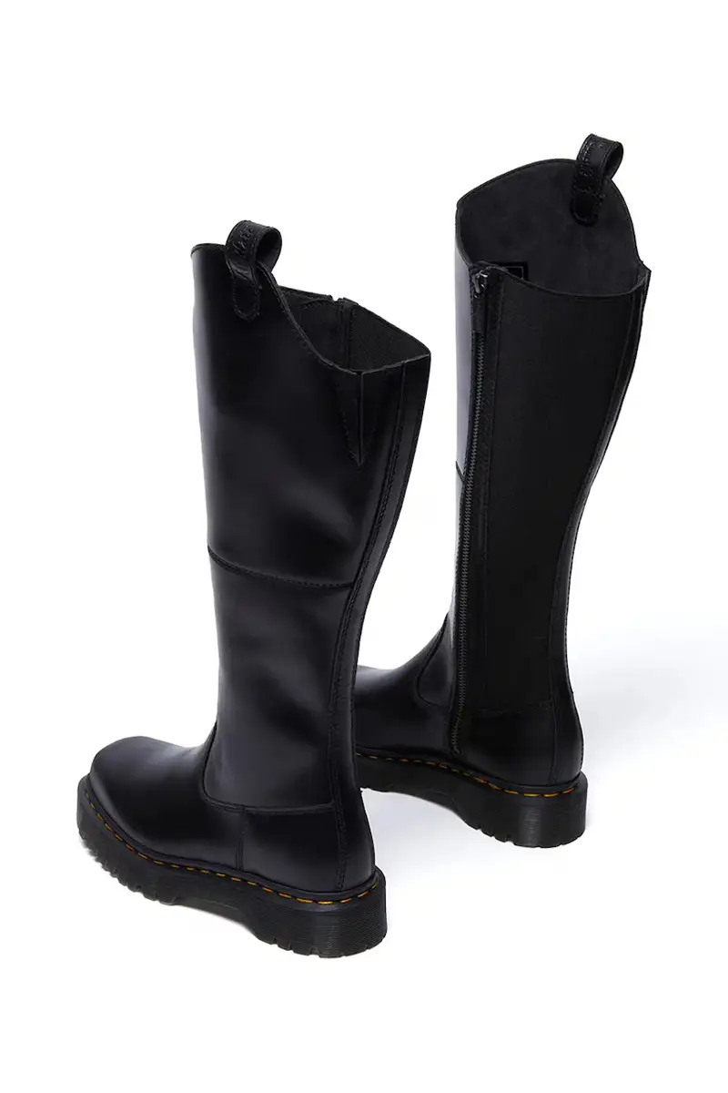 stivali in pelle Amaayah Hi Nero miniatura 3