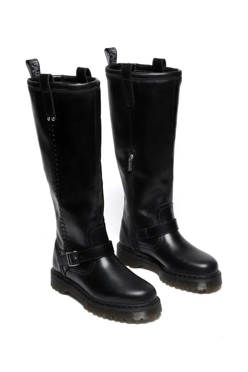 stivali in pelle Anistone Nero miniatura 2