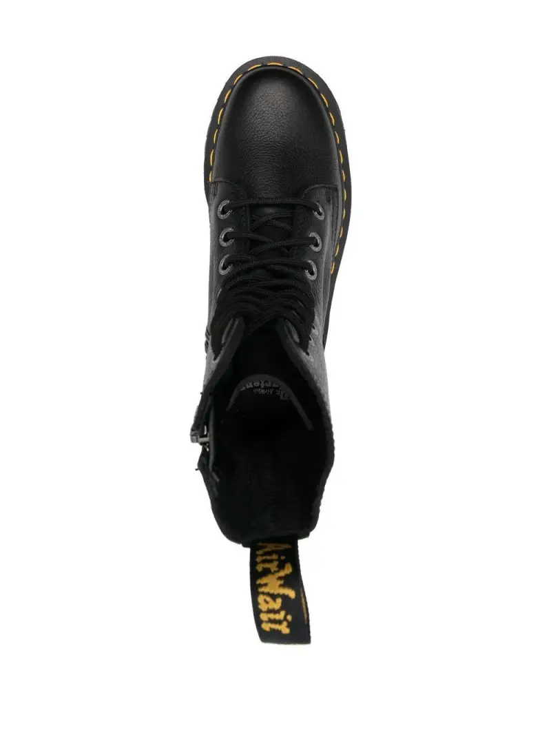 Dr Martens Stivali Jadon III Pisa in pelle nera miniatura 2