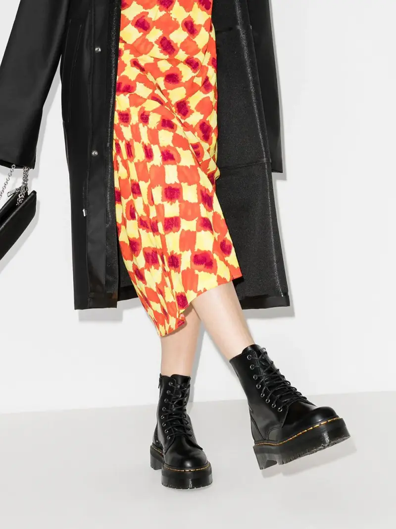 Stivali platform Jadon neri Nero miniatura 2