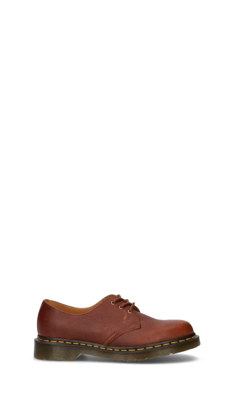 Stringata uomo marrone in pelle Vario