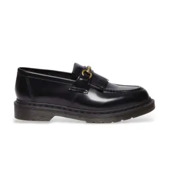 unisex 32102001 Mocassini Adrian Smooth in pelle nera (42), Nero, Basso, 1 a 3 cm, Nessuno, Casual, Da sera, Classico