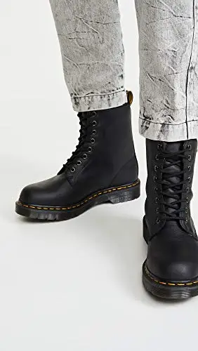 Dr. Martens Women's 1460 W Waterproof Republic WP Fashion Boot, Black, 5 miniatura 3